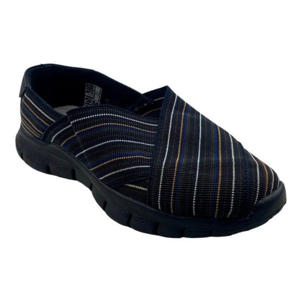 Bernie mev Women's Multicolored Striped Fabric Flats EU 36